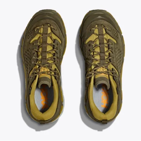 🫒🔥 HOKA ONE ONE TOR ULTRA LOW MENS 9 WMNS 10.5 DS - DARK OLIVE / MERCURY 🫒🔥 - Picture 4 of 11